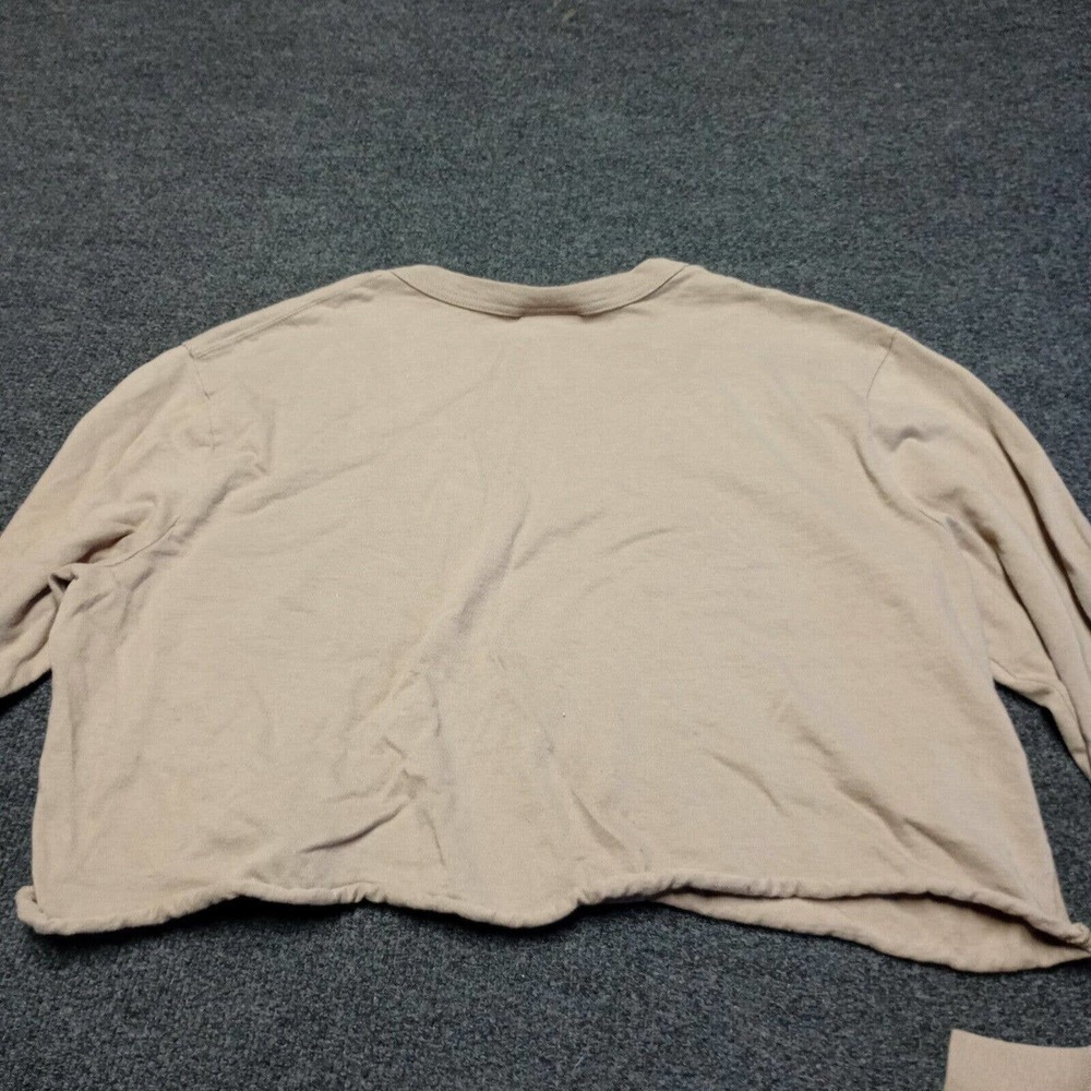 Vintage Champion Cropped Sweater Women XL Relaxed Baggy Cozy Fleece Pullover‎ - Picture 6 of 6